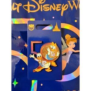 Donald & Daisy Disney's 50th Celebration Trading Pin